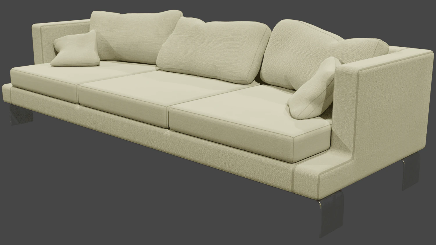 Sofa for the hall 3D Model .c4d .max .obj .3ds .fbx .stl .blend 