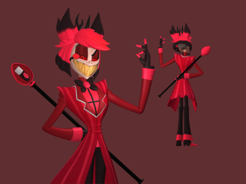 Alastor Hazbin Hotel 3D Print Model