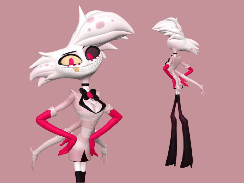Angel Dust Hazbin Hotel Modelo de impresión 3D