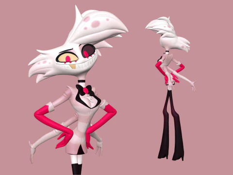 Angel Dust Hazbin Hotel Modelo de Impressão 3D