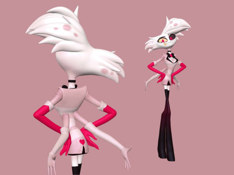 Angel Dust Hazbin Hotel 3D Принт Модель
