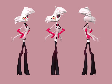 Angel Dust Hazbin Hotel 3D Принт Модель