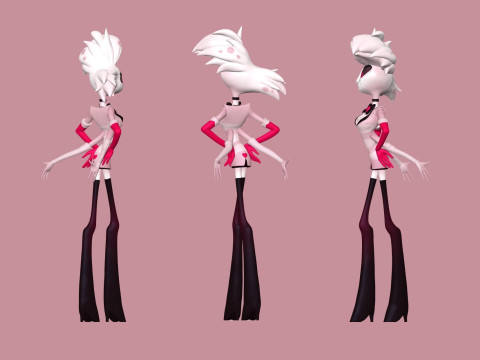 Angel Dust Hazbin Hotel 3D Принт Модель