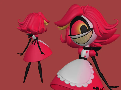 Elegante Hazbin Hotel Modello di stampa 3D