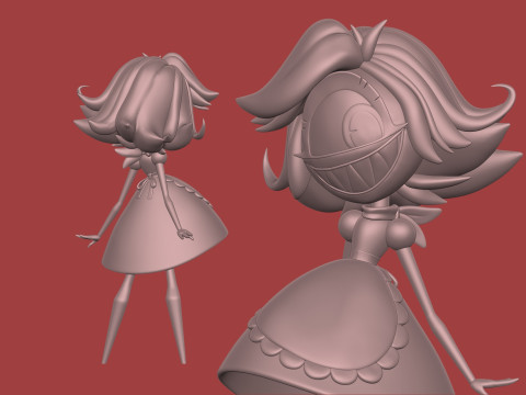 Niffty Hazbin Hotel Model Cetak 3D