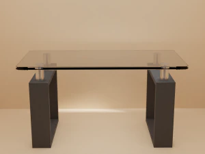 Glass Coffee table collection 3D Model