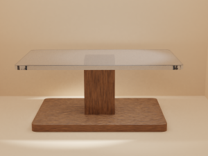 Glass Coffee table collection Modèle 3D