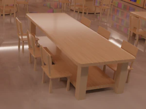 Modular Library scene 3D Model