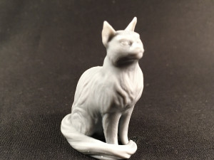 Sitting cat for 3D printing 3D Print Model
