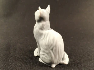 Sitting cat for 3D printing 3D Print Model