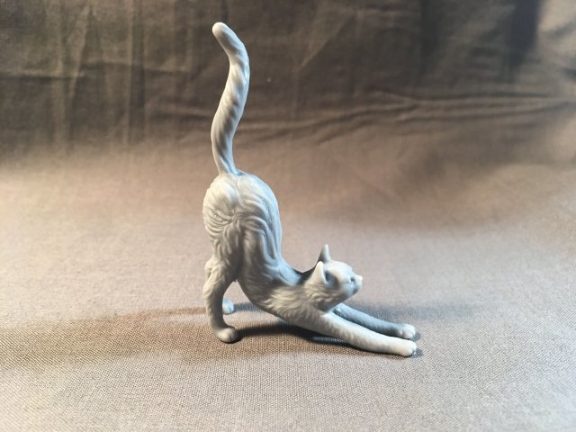 Cat stretching for 3D printing 3D Print Model .c4d .max .obj .3ds .fbx .stl .blend 