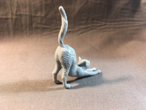 Cat stretching for 3D printing 3D Print Model