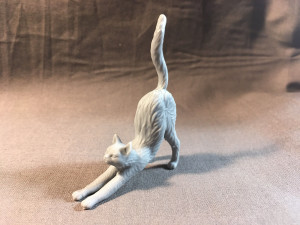 Cat stretching for 3D printing 3D Print Model