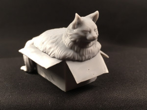 3D Printed Cat sleep by Motek3D