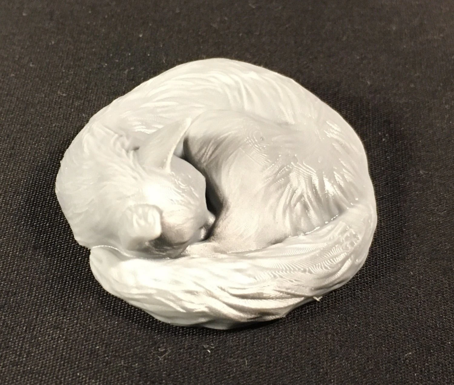 Sleeping cat for 3D printing 3D Print Model .c4d .max .obj .3ds .fbx .stl .blend