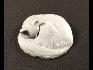Sleeping cat for 3D printing 3Dプリントモデル