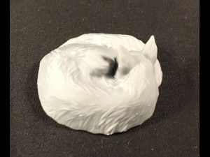 Sleeping cat for 3D printing 3Dプリントモデル
