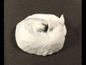 Sleeping cat for 3D printing 3D Print Model