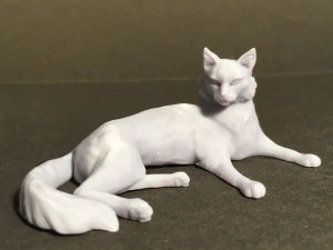 Ruhende Katze für den 3D-Druck 3D Druckmodell