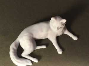 Resting cat for 3D printing Modelo de impresión 3D