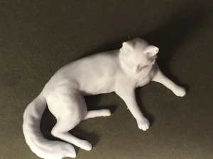 Resting cat for 3D printing 3D Print Model
