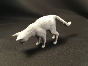 Looking down cat for 3D printing Model Cetak 3D