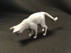 Looking down cat for 3D printing 3D Print Model