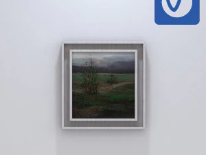 Oil painting frame 3D Model