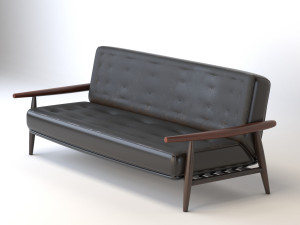 Leater sofa 3Dモデル