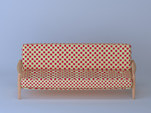 Leater sofa 3D Модель