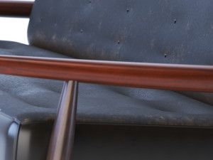 Leater sofa 3D Модель