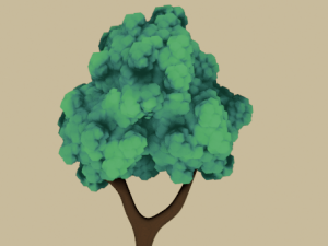 GhibliTree 3D Model