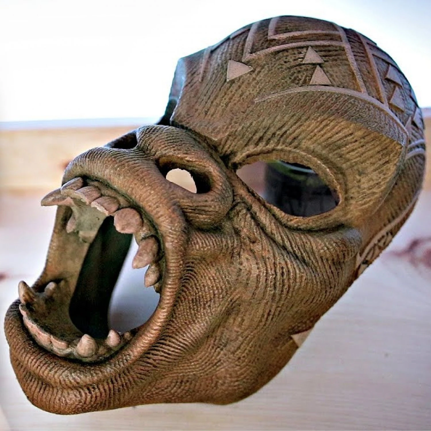 Mbaku mask 3D Print Model .c4d .max .obj .3ds .fbx .stl .blend 