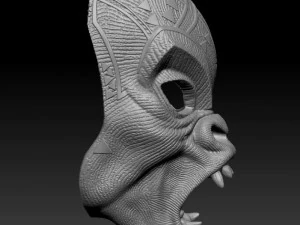 Mbaku mask 3D Print Model