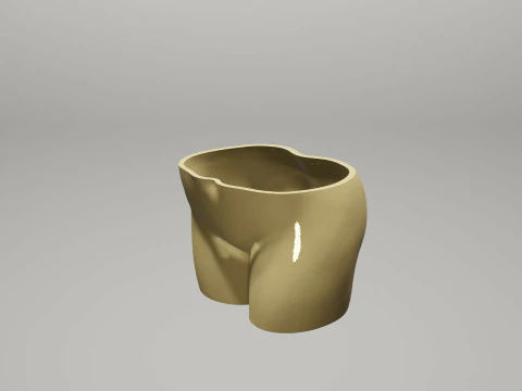 PLANTEUSE DE FESSES FEMME 3D PRINT STL-BESTAND PLANTEUSE 3D PRINT MODEL 4 3D printmodel