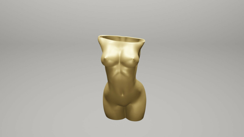 WOMAN BODY PENCIL HOLDER 3D PRINT STL FILE 3D PRINTPENCIL HOLDER Modèles 3D en vedette .c4d .max .obj .3ds .fbx .stl .blend 