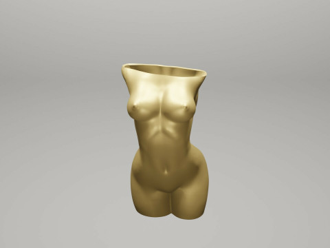 WOMAN BODY PENCIL HOLDER 3D PRINT STL FILE 3D PRINTPENCIL HOLDER 3D Print Model