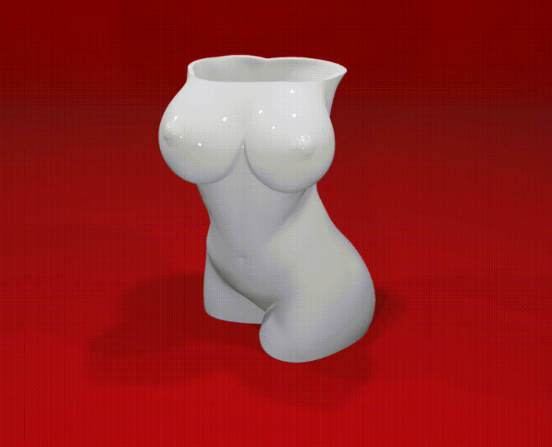 WOMENS BODY PENCIL HOLDER 3D PRINTING STL FILE 3D PRINTING PENCIL HOLDER Modelo de impresión 3D .c4d .max .obj .3ds .fbx .stl .blend 