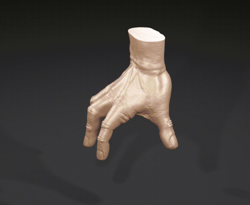 THING ADDAMS Hand Watch Holder 3D STL File - 3D Print Stl Model 3Dプリントモデル .c4d .max .obj .3ds .fbx .stl .blend 