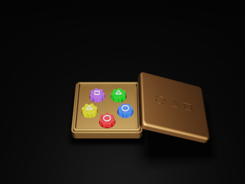 Traditional Gonggi Game Set - Inspired by Squid Game - 3D Printable File Modelo de impresión 3D