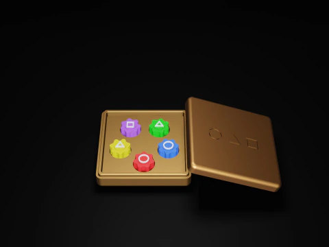 Traditional Gonggi Game Set - Inspired by Squid Game - 3D Printable File 3D Print Model