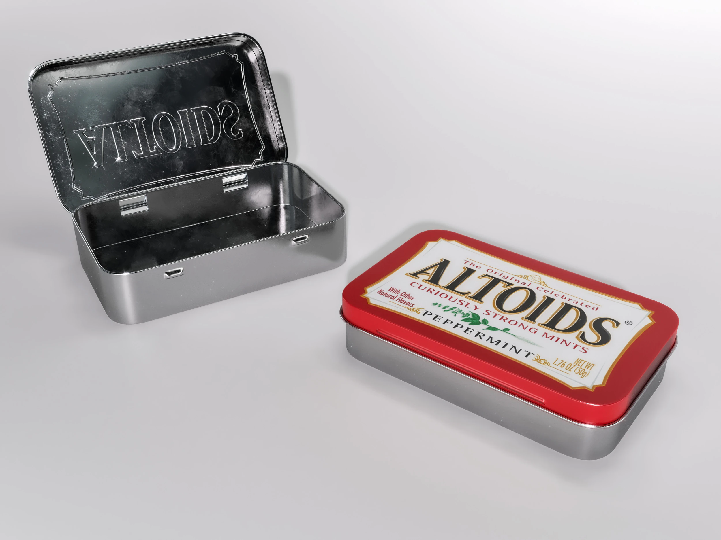 ALTOIDS CANDY CASE 3D Model .c4d .max .obj .3ds .fbx .stl .blend