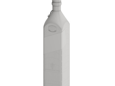 Johnnie Walker Blue Label bottle 3D Model