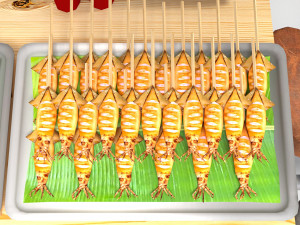AVIKA Grilled Squid Bike 3D 모델
