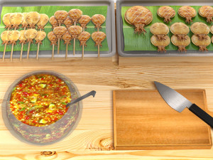 AVIKA Grilled Squid Bike 3D 모델