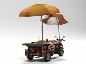 AVIKA Grilled Squid Bike 3D 모델