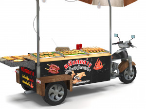 AVIKA Grilled Squid Bike 3D 모델