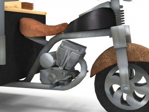 AVIKA Grilled Squid Bike 3D 모델