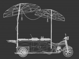 AVIKA Grilled Squid Bike 3D 모델