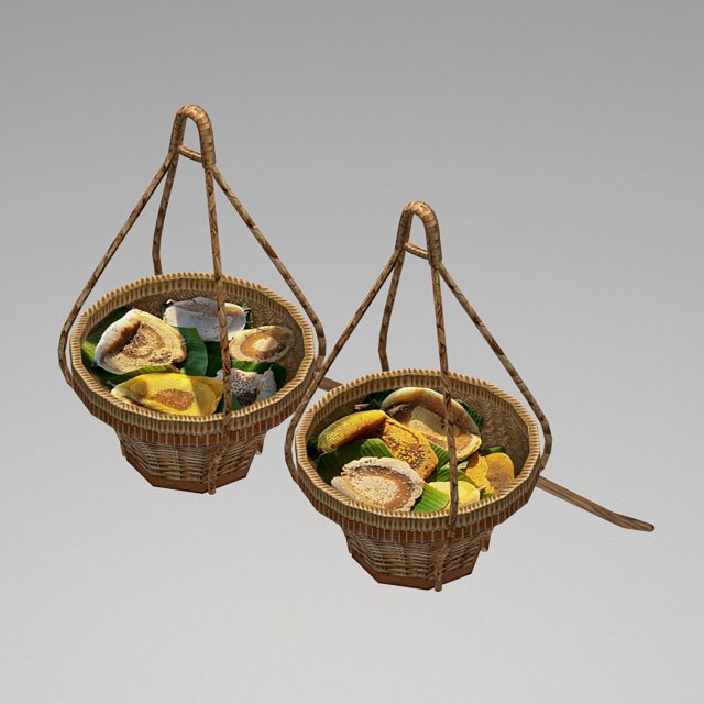 Avika Honey Vendor ver1 lowpoly 3D Model .c4d .max .obj .3ds .fbx .stl .blend 